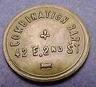 SLC UT )Trade Token Combination Bar gf 5 ¢ Drink or Cigar Nice 