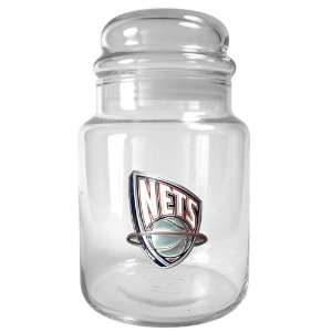  New Jersey Nets Glass Candy Jar: Kitchen & Dining