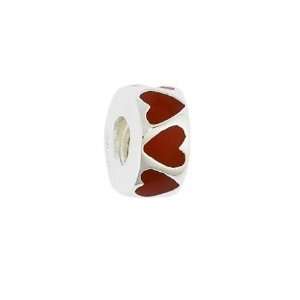   Bead in Sterling Silver with Enamel. Weight  2.70g Metal Market Place