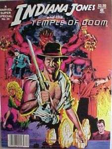 Indiana Jones & Temple of Doom Marvel Comic Special Mag  