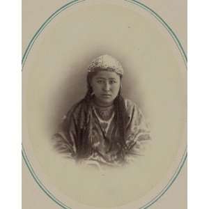   Turkic people,Central Asia,Tajik woman,clothing,c1865