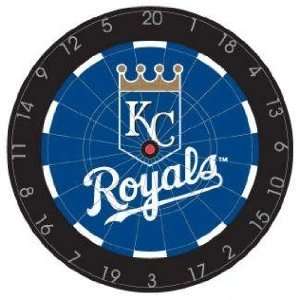   City Royals 18in Bristle Dart Board  Game Room: Sports & Outdoors