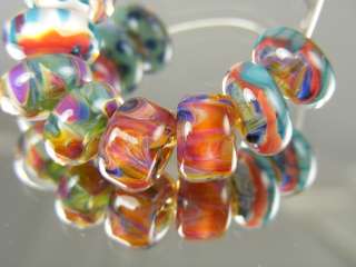 BDBD Lampwork Boro Beads SRA (10)   SALE Pairs 61  