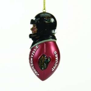  JACKSONVILLE JAGUARS TACKLER CHRISTMAS ORNAMENTS (4 