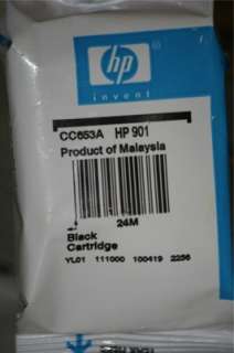 New Genuine HP 901 Black Ink Cartridge CC653A  