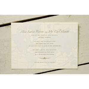  World Traveler Wedding Invitations by Dauphine Pre 
