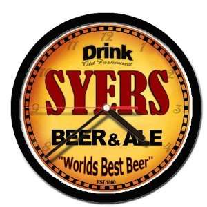  SYERS beer and ale cerveza wall clock: Everything Else