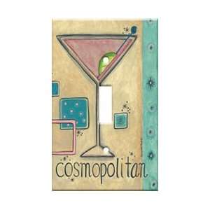  Switch Plate Cover Art Cosmopolitan Wine Drink themes S 