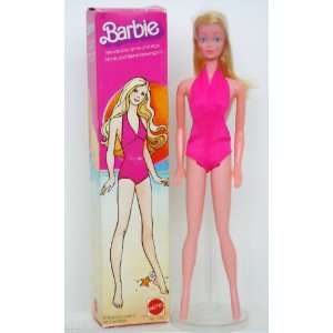  Barbie #7382   1975 Pink Swim Suit 