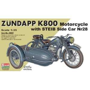   35 Zundapp K800 Motorcycle w/STEIB Nr28 Sidecar Kit Toys & Games