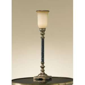 Murray Feiss Lafayette Foundry Torchiere Table Lamp with Antique Brass 