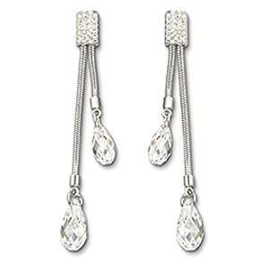  Swarovski Crystal Gillian Drop Earrings: Jewelry