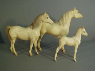 Vintage Breyer Model Horse set, Proud Arabian Family, model #s 211 