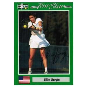  Netpro Elise Burgin Signed Women`s Card 