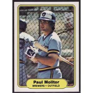  1982 Fleer #148 Paul Molitor [Misc.]