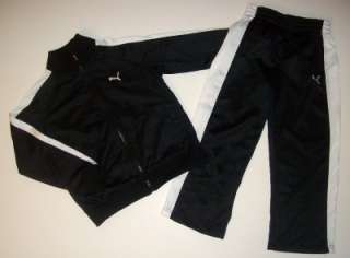 Boys Puma 2 pc track sport suit, Jacket, pants, size 5. NWT  