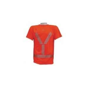   AHVR 1060 M Hi Vis Shirt,Short,Reflective,Orange,M: Home Improvement