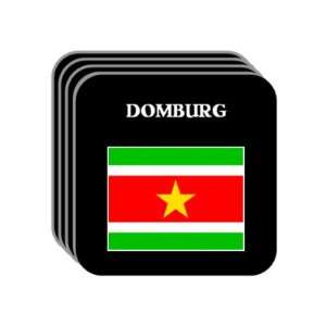  Suriname   DOMBURG Set of 4 Mini Mousepad Coasters 