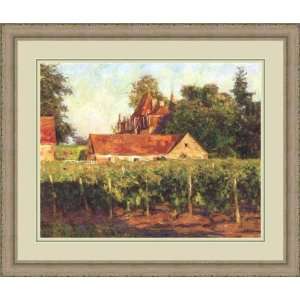  Chateaux at Buxy by Leonard Wren   Framed Artwork