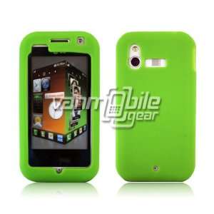  LIME GREEN SOFT SILICONE CASE + LCD SCREEN PROTECTOR for 