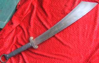 Vintage Chinese Broadsword DaDao Red Army China Sword  