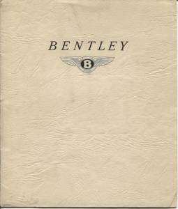 1931 Bentley Mark VI Sales Brochure  