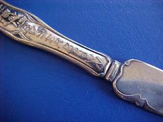 Antique Buster Brown Youth Knife Silverplate Coin Silver  