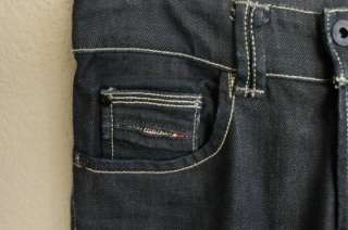 Womens DIESEL Brucke Stretch Wash Jeans 008AA 27x32 Made in Italy 
