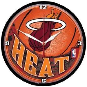  NBA Miami Heat Team Logo Wall Clock: Home & Kitchen