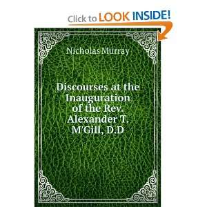   of the Rev. Alexander T. MGill, D.D. Nicholas Murray Books