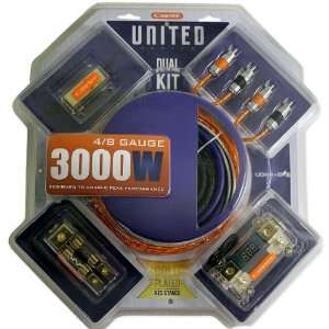  Cadence UDA4+8K 4+8 Gauge Dual Amplifier Kit: Car 