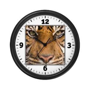  Wall Clock Sumatran Tiger Face 