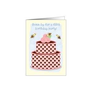  Birthday Party Invitations 65 Bees and Cake Card: Toys 