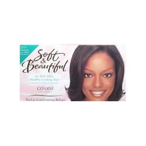 SOFT & BEAUTIFUL No Lye Conditioning Relaxer for Coarse Hair for Soft 