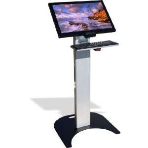   Touch AIO Kiosk with Keyboard + Barcode Scanner + Magnetic Card Reader