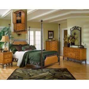  SCROLLED METAL POSTER 6PC BEDROOM SET*LEAF MOTIF: Home 