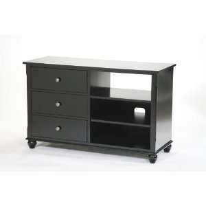  Encore! Melody 48 TV Stand, Black: Home & Kitchen