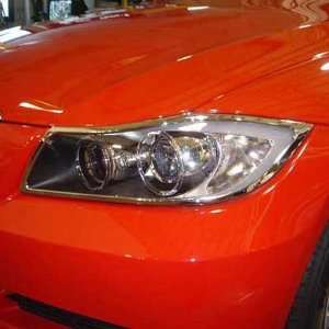  BMW (05 06) 3 New Style Head Lamp Chrome Trim: Automotive
