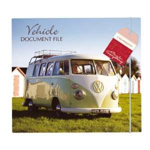  Retro Campervan Vehicle Document File Organiser (728 