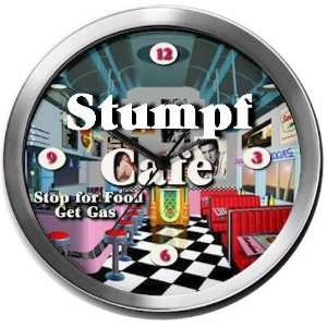 STUMPF 14 Inch Cafe Metal Clock Quartz Movement:  Kitchen 