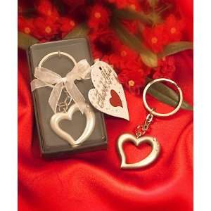  Heart Design Key Rings (Set of 36)   Wedding Party Favors 