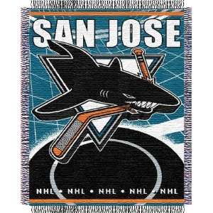 San Jose Sharks Tapestry Throw