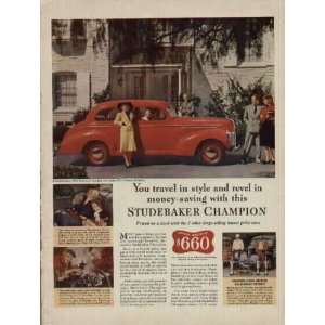  1940 Studebaker Champion Club Sedan Ad, A2942 Everything 