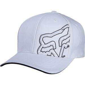  Fox Racing Stroke Flexfit Hat   X Small/Small/White 