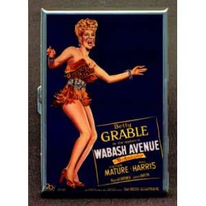 BETTY GRABLE PIN UP POSTER ID Holder, Cigarette Case or Wallet: MADE 