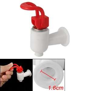   Red White Plastic Push Type Water Dispenser Tap: Kitchen & Dining