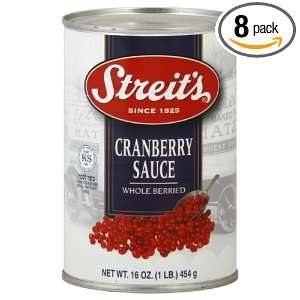 Streits Cranberry Sauce, Passover, 16 Ounce (Pack of 8)  