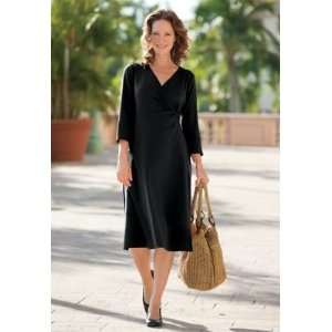   Side Twist Indispensable Travel Dress Black XL Petite: Everything Else