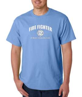 Fire Fighter Hardest Job Love 100% Cotton Tee Shirt  