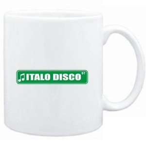    Mug White  Italo Disco STREET SIGN  Music: Sports & Outdoors